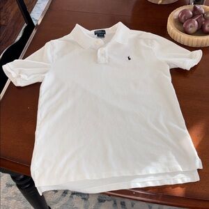 BIg Boys XL (18-20) Ralph Lauren Classic White Polo Shirt